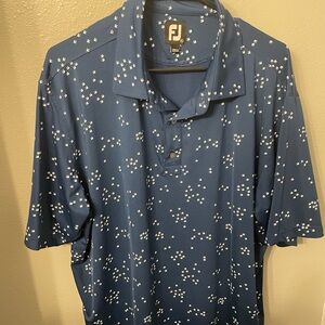 FootJoy Men's Blue Polo Shirt